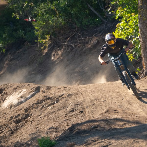 Will Hatab Riding Over A Roller Berm Baby Berm Section 1 In The Basin Gravity Park At Bogus Basin Summer 2023