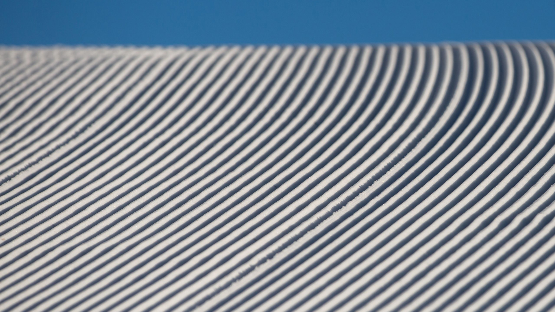 Corduroy Shot With Blue Sky In The Background Close Up Winter At Bogus Basin Mountain Recreation Area 1920px1080px