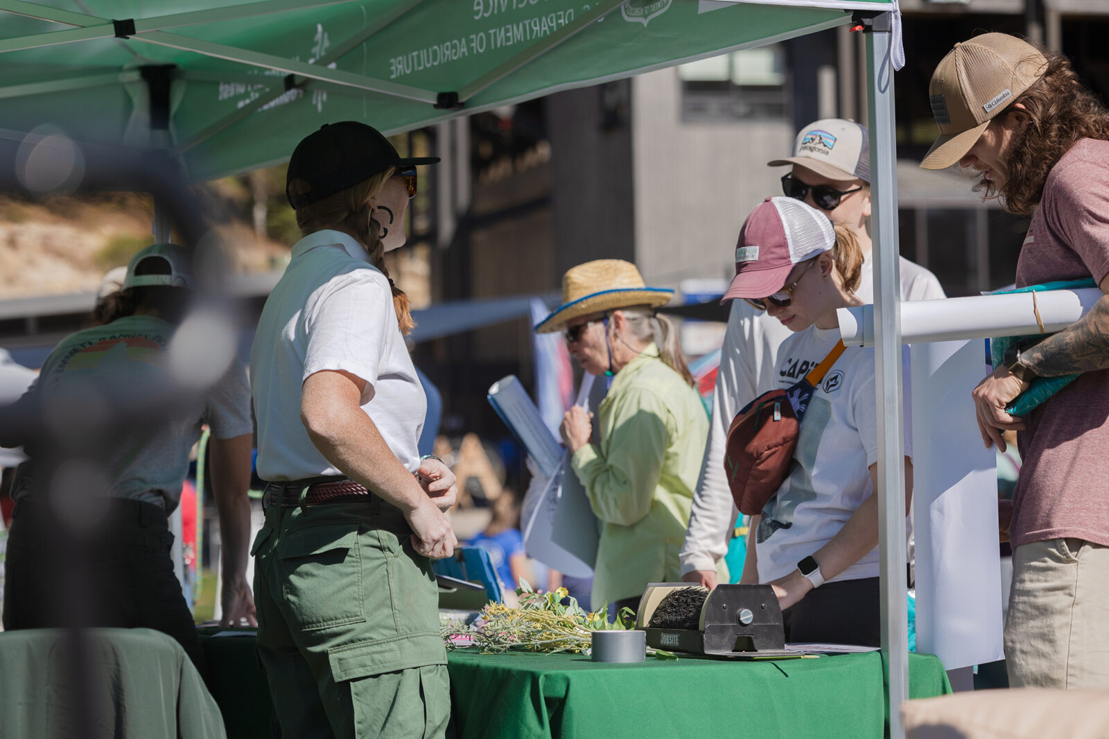 National Forest Service Booth At National Public Lands Day Celebration Summer2024 At Bogus Basin_ 09 2024 Photo By Cassidy Carter 2084x 1389