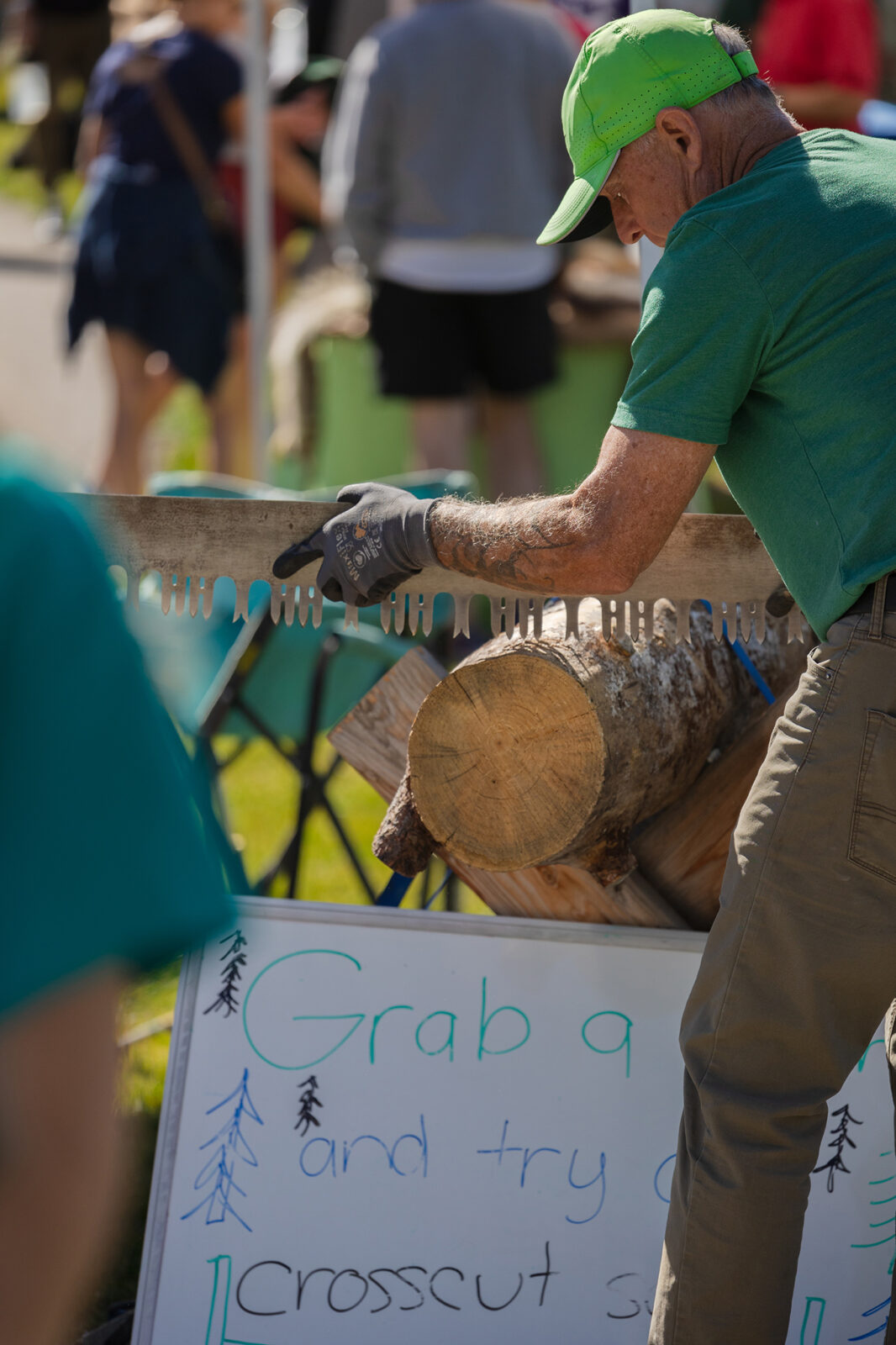 Saw Table Tent For National Public LandsDay Summer 2024 At Bogus Basin 09 2024 Photo By Cassidy Carter 1365x 2048