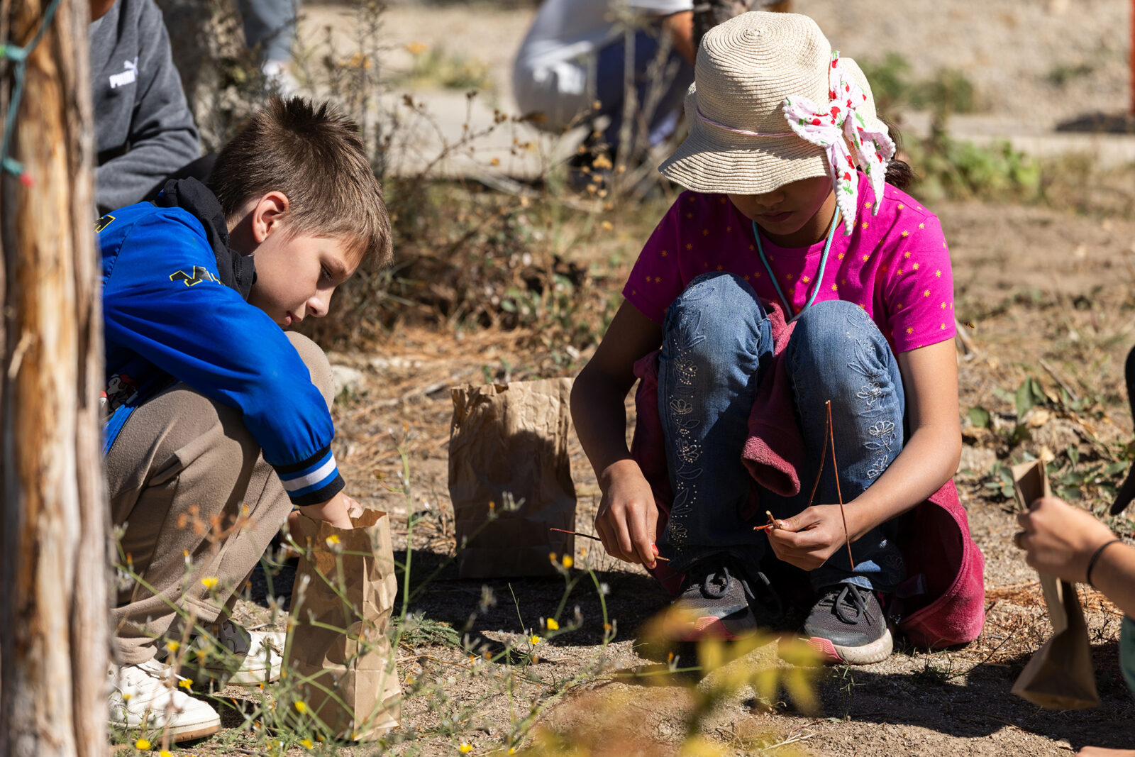 Fall Field Trip Students Planting Seeds Enviormental Education Summer 2025 At Bogus Basin 09 2025 Photo By Cassidy Carter 2084x 1390