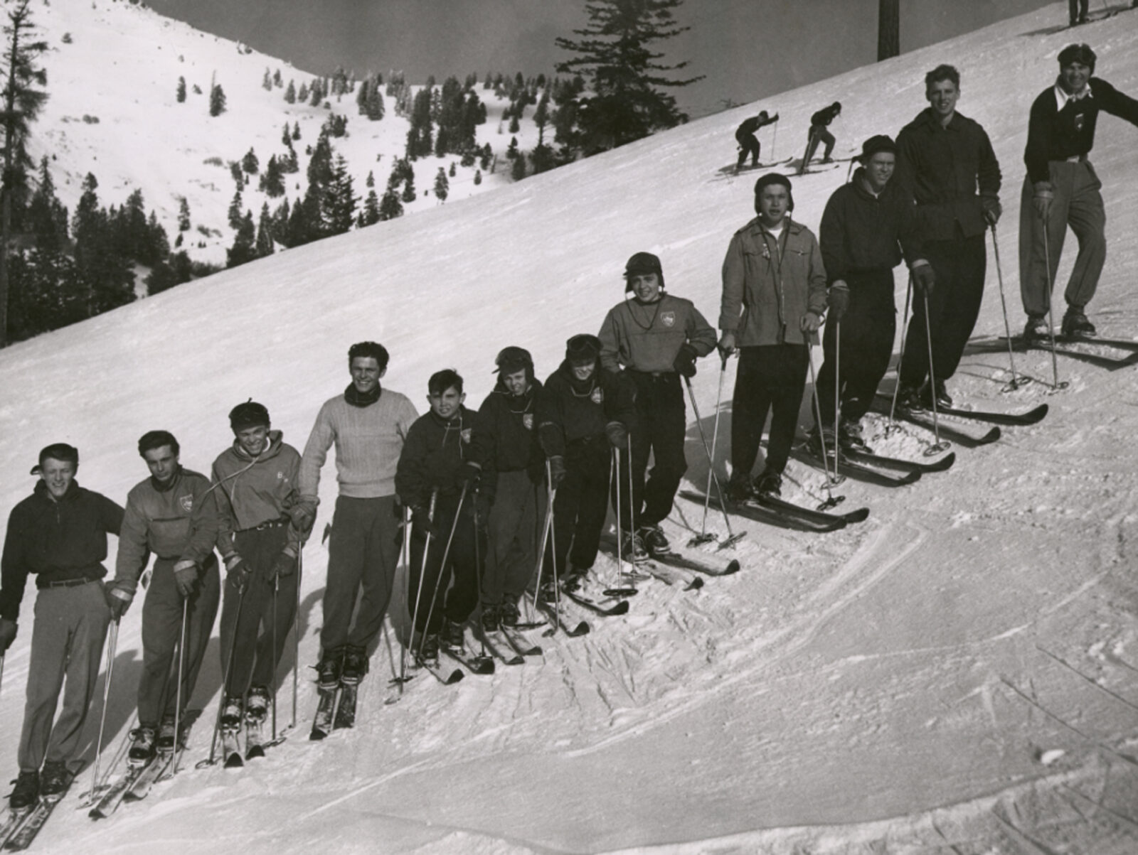 Bogus Basin Ski racers 1948 1949 History Beware Book Bogus Basin Mountain Recreation Area 1920px 1444px